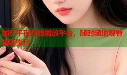 国产午夜在线播放平台，随时随地观看精彩影片