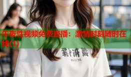 午夜性视频免费直播：激情时刻随时在线(1)