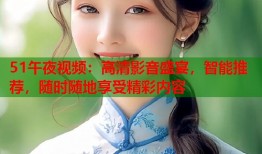 51午夜视频：高清影音盛宴，智能推荐，随时随地享受精彩内容
