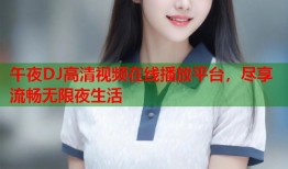 午夜DJ高清视频在线播放平台，尽享流畅无限夜生活