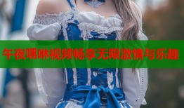 午夜嘿咻视频畅享无限激情与乐趣