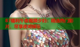 87福利午夜视频少妇：精选热门影片，尽享夜间娱乐