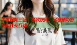 午夜视频三区：极致夜间，尽享精彩影视和社交互动