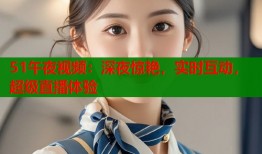 51午夜视频：深夜惊艳，实时互动，超级直播体验