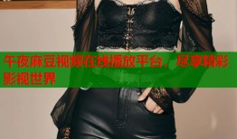 午夜麻豆视频在线播放平台，尽享精彩影视世界