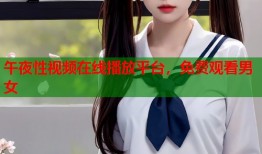 午夜性视频在线播放平台，免费观看男女