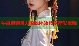 午夜视频用力极致体验畅享精彩夜晚