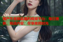 国产午夜精品福利视频平台：每日更新，精选内容，尽享夜间时光