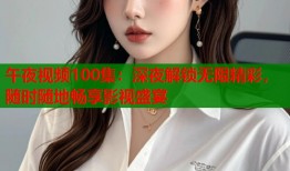 午夜视频100集：深夜解锁无限精彩，随时随地畅享影视盛宴