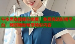 午夜男女视频在线看，免费高清影视平台，随时随地畅享精彩内容
