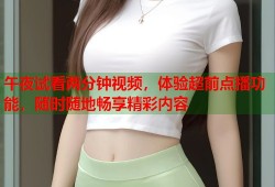 午夜试看两分钟视频，体验超前点播功能，随时随地畅享精彩内容