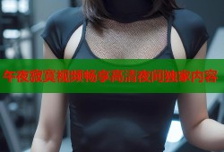 午夜寂寞视频畅享高清夜间独家内容