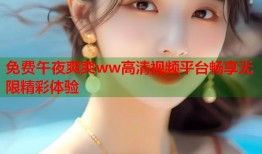 免费午夜爽爽ww高清视频平台畅享无限精彩体验