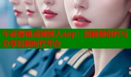 午夜樱桃成视频人app：短视频创作与分享的新时代平台