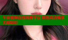 午夜视频在线观看平台 极致高清畅享无限精彩