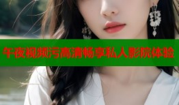 午夜视频污高清畅享私人影院体验