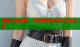 两性午夜视频：深夜情感解读与互动社区