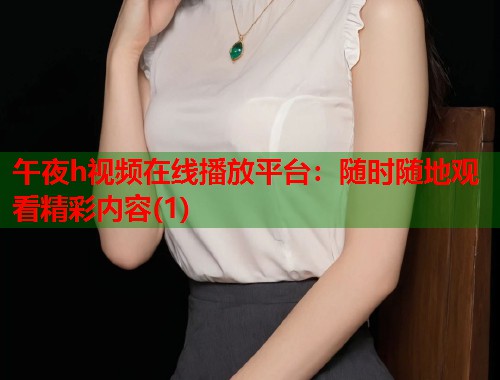 午夜h视频在线播放平台：随时随地观看精彩内容(1)