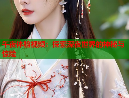午夜体验视频：探索深夜世界的神秘与惊险