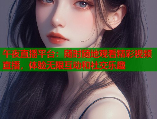午夜直播平台：随时随地观看精彩视频直播，体验无限互动和社交乐趣