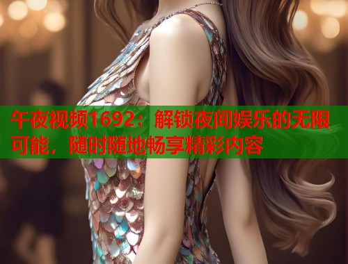 午夜视频1692：解锁夜间娱乐的无限可能，随时随地畅享精彩内容